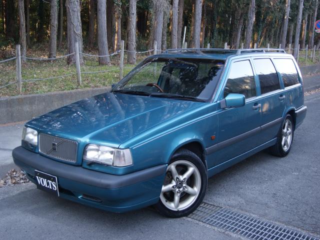 1996年　ボルボ　８５０　Ｄ車　右Ｈ　ＧＬＥ・クラシックＰＫＧ　希少ターコイズブルー