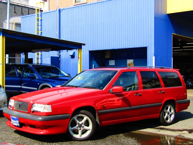 1996年　ボルボ　８５０　Ｄ車　右Ｈ　ＧＬＥ　クラシック　１６インチ純正ＡＷ　ＥＴＣ